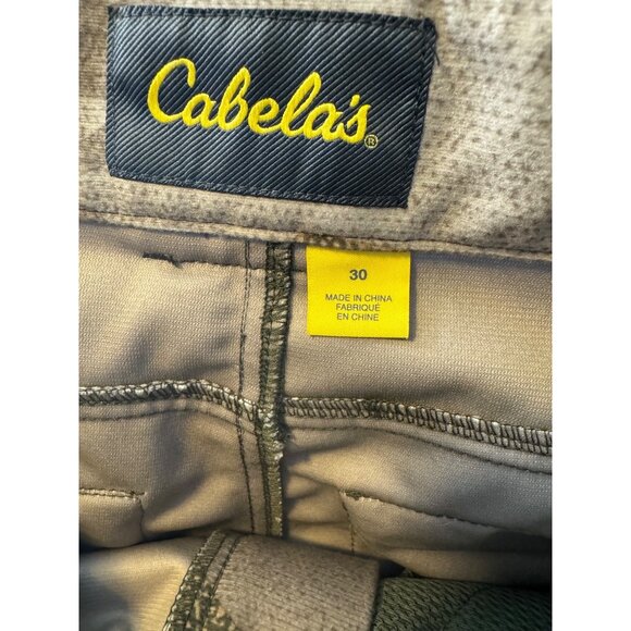 Cabela’s Camo Pants Microtex Size 30 W 32" L Soft Flannel Zipper Pockets NWOT - Picture 7 of 12